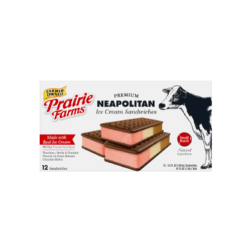 North Star Ice Cream Sandwiches, Neapolitan